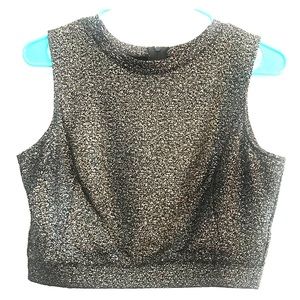Metallic Crop Top